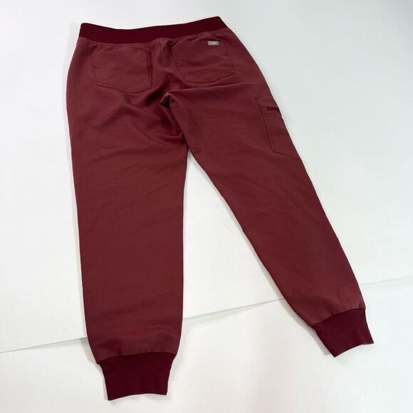 FIGS Pants Womens Small Burgundy Technical Collection Scrub Nurse Jogger - Picture 11 of 11